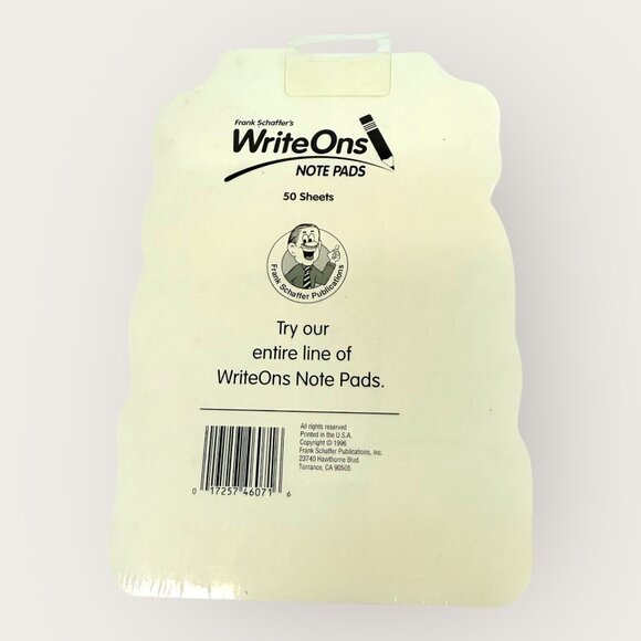 Vintage Cat Design Frank Schaffers WriteOns Note Pads 50 Sheets - Picture 2 of 2